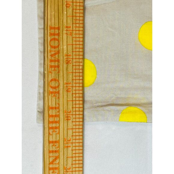 Boden Gray Yellow Polka Dot Dust Bag Handbag Clothing Gift Bag 20x22 - Picture 5 of 6